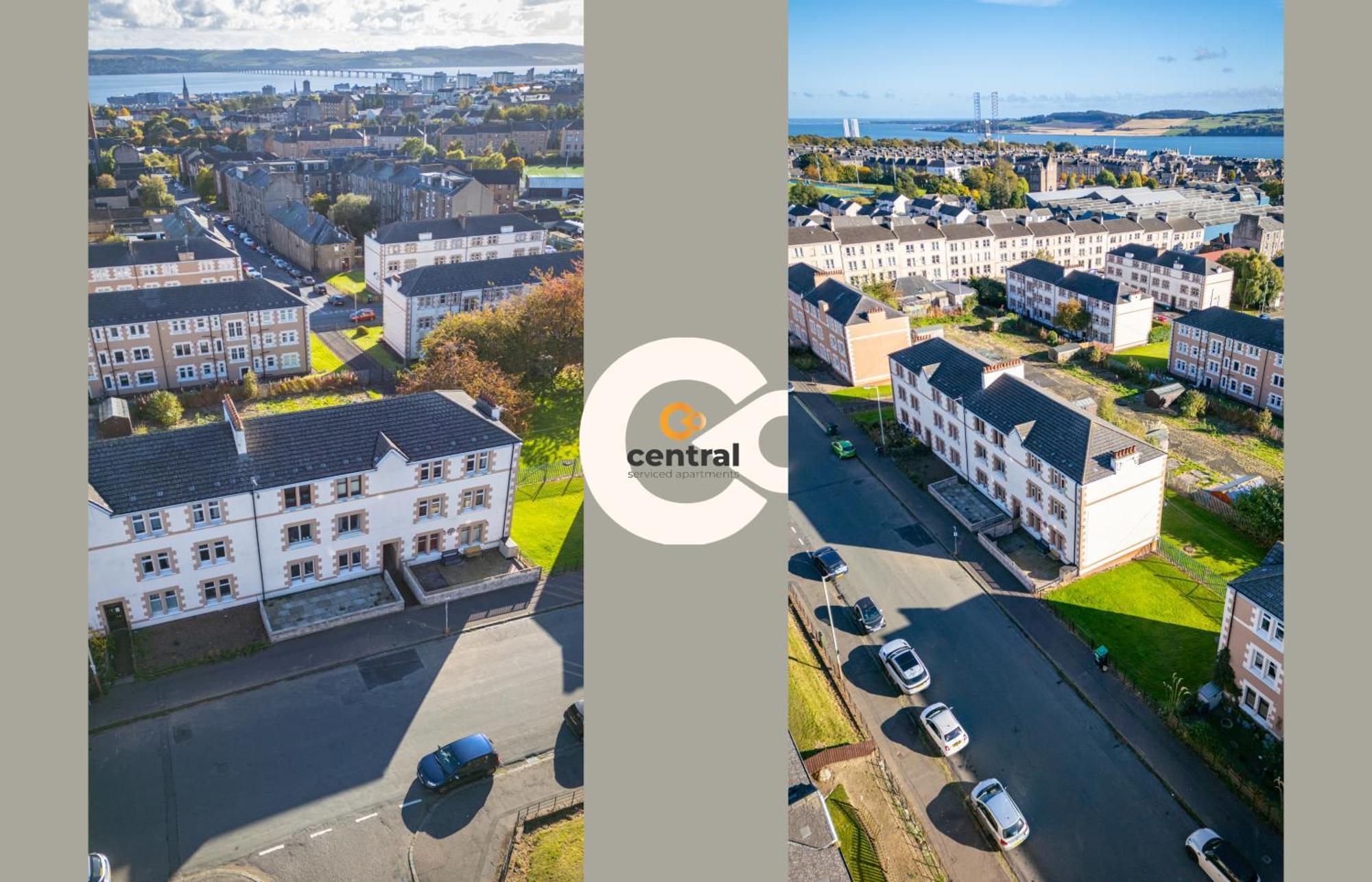 Central Serviced Apartments - 2 Bedroom - Free Street Parking - Fast Wifi - Smart Tvs In All Rooms - Ground Level - Family Neighbourhood - 3 X Double Beds - Heating 24-7 - Trade Stays - Weekly & Monthly Offers Дънди Екстериор снимка